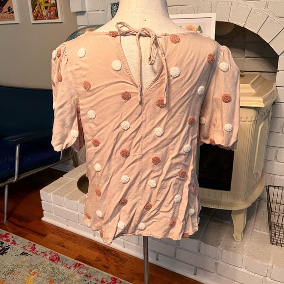 Multi-colored medium  tan blouse by Mine - Picture 2 of 5